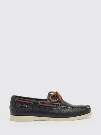 Sebago Portland Hammered Leather Boat Loafers