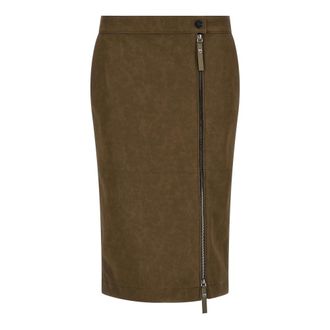 Pinko Pinko, Rokken, Dames, Bruin, XS, Longuette Rok