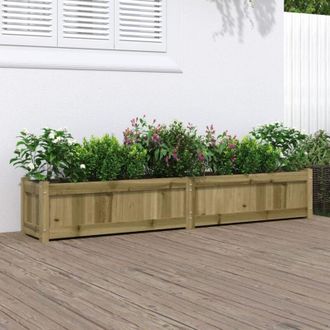 vidaXL Fioriera da Giardino 180x31x31 cm in Legno di Pino Impregnato - Vidaxl