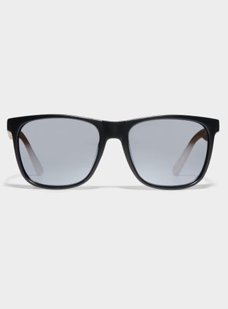 Le 31 Trent wood-accent square sunglasses