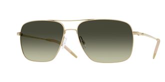 Oliver Peoples OV1150S Clifton 5035BH Mens Sunglasses Gold Size 58