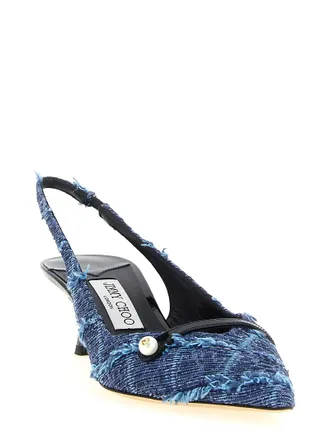 Jimmy Choo London Amita Slingback Heel - Blue