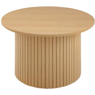 Calicosy copia di Set di 2 tavolini rotondi effetto travertino - MAIA