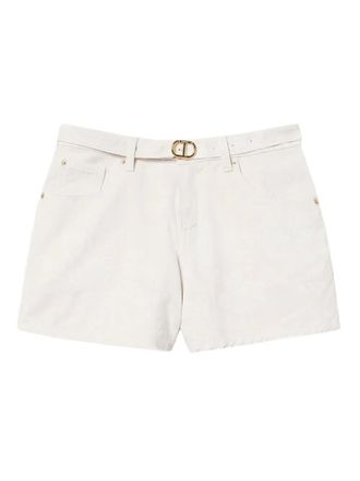 Twin-Set cotton shorts - women - Cotton/Cotton - 29 - White