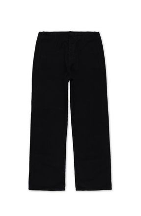 Fortela Jamiet Chino Corduroy Trousers in Black at Nordstrom, Size 27 Eu
