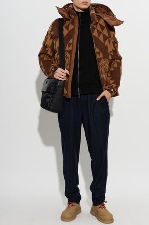 Moncler Down Jacket Boislune, Mens, Brown