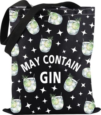 Generic Gin Tonic Tote Bag May Contain Gin Tote Bag Bartender Tote Bag Drinking Party Gift Gin Lover Gift (May Contain Gin TOTE)