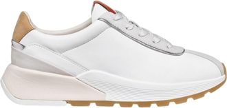 Geox Metropoli White Chunky Sole Sneakers