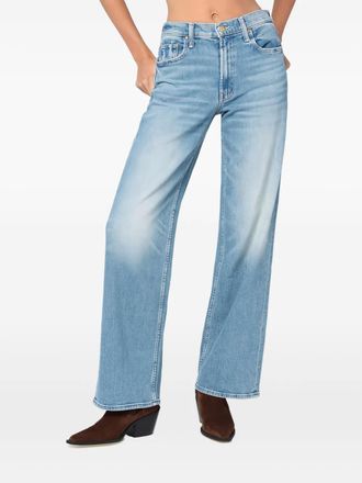 Mother Jeans met rits - Blauw