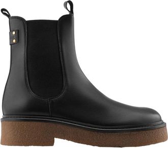 Maison Toufet Bottine Camille - Dames - Chelseaboots - Zwart - 39 EU - Leer - Schoenen