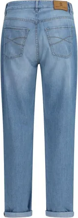 Brunello Cucinelli Mens Blue Cotton Relaxed Fit Jeans Clothing