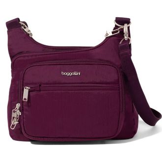 Baggallini Securtex Anti-Theft Crossover Crossbody in Mulberry at Nordstrom