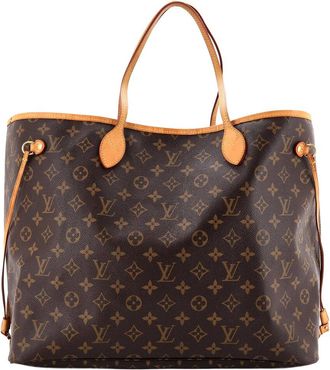 Louis Vuitton Brown Monogram Canvas Neverfull Gm (Authentic Pre-Loved)