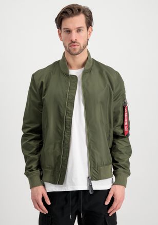Alpha Industries Bomberjacke ALPHA INDUSTRIES MA-1 LW Project R, Herren, Gr. L, gr&uuml;n (sage, gr&uuml;n), Obermaterial: 100% Nylon; Futter: 100% Polyester, Jacken Bomberjacke