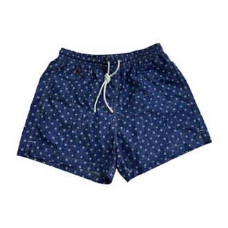 Kiton Heren, Badkleding, Blauw, Maat: M