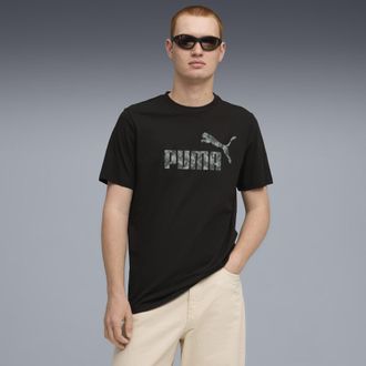 Puma T-shirt Essentials Camo da uomo, Abbigliamento, Nero, XL