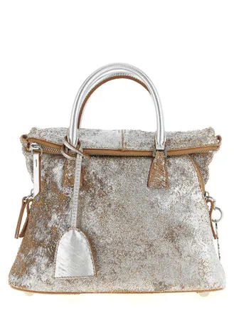 Maison Margiela Silver 5AC Soft Mini Satchel