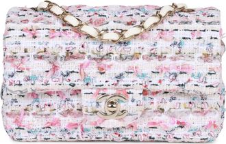 Chanel Limited Edition Multicoloured Tweed Mini Flap Bag