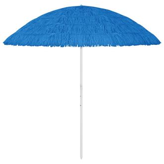 Berkfield Home Hawaii Beach Umbrella Blue 300 cm