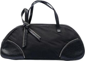 Dior Pre-owned Nylon Handtas - Dames - Vintage Handtas - Zwart - ONE Size - Nylon - Vintage