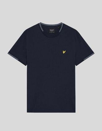 Lyle & Scott Lyle And Scott Mens Fine Cotton Tipped T-Shirt - Black - Size: Regular/50