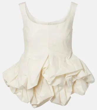 Magda Butrym Gathered peplum top