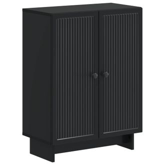 vidaXL Armario De Almacenamiento Para Ba&ntilde;o Ede Negro 59,5 X 31 X 80 Cm Vidaxl