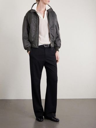 Tom Ford Open-Knit Sea Island Cotton and Silk-Blend Polo Shirt