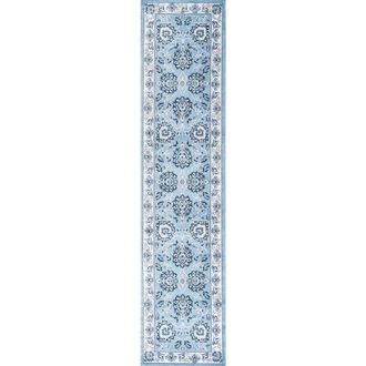 Jonathan Y Designs Cherie French Cottage Area Rug in Blue/cream at Nordstrom, Size 5Ft 0In X 8Ft 0In