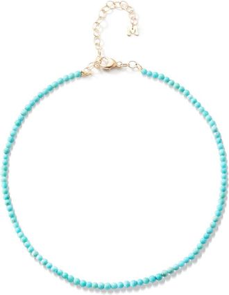 Mateo Bijoux 14K yellow gold Round turquoise bracelet - Blue