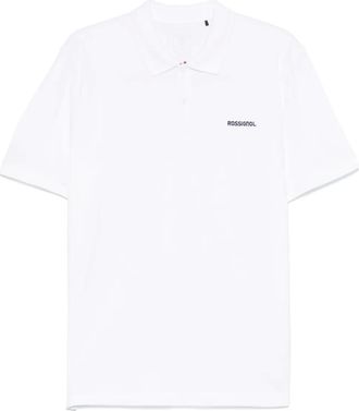 Rossignol logo-embroidered polo shirt - men - Cotton - M - White