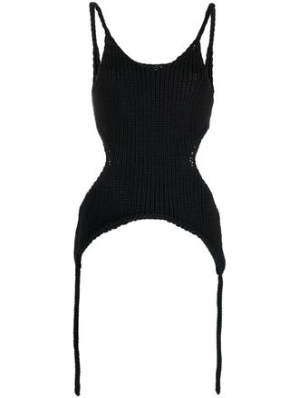 Aisling Camps Kora corset tank top - Black