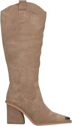 Alma En Pena Gestructureerde laars met hak - Dames - Cowboylaarzen - Beige - 38 EU - Schoenen