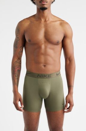 Nike Elite Micro Boxer Briefs in Medium Olive at Nordstrom, Size X-Large