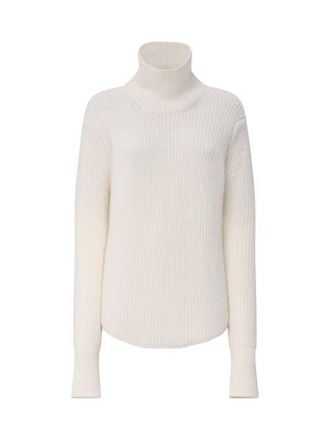 C&acirc;llas Milano Barrie Ribbed Turtleneck in Ivory at Nordstrom, Size X-Small It