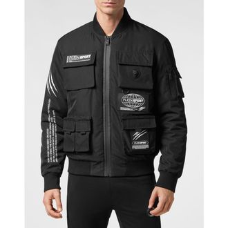 Plein Sport Bomber Men in Black at Nordstrom, Size Xxx-Large