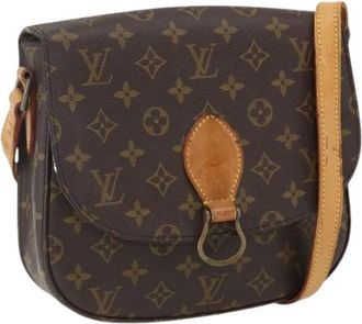 Louis Vuitton Pre-owned Cross Body Bags, female, Brown, Size: ONE SIZE Pre-owned Canvas Cross Body Bag