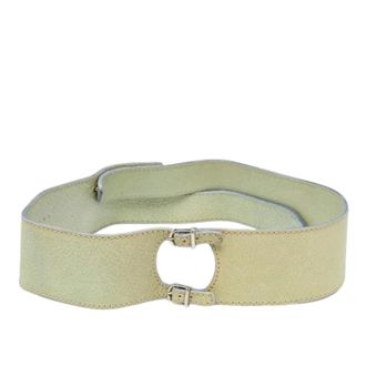 Marni Pre-owned Leather belts - female - Marni Pre-owned - Vintage Belts - Beige - ONE SIZE - Pre-owned