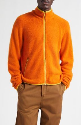 Frenckenberger Functional Cashmere Blend Jacket in Deep Orange at Nordstrom, Size X-Large