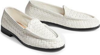 Bottega Veneta Sveglia Intrecciato Loafer in Alabaster at Nordstrom, Size 35.5