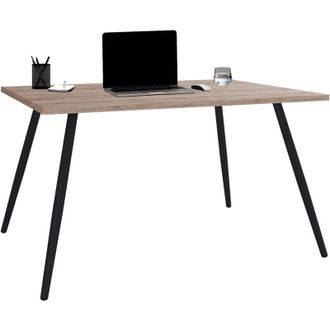 VCM Vcm - Mesa De Escritorio Mesa De Oficina Scandanivischer Retro Look Salia 160x80 Cm (roble Sonoma)