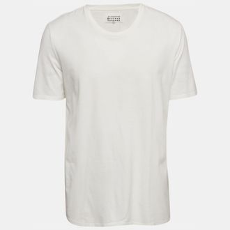 Maison Margiela Maison Martin Margiela White Jersey Crewneck T-Shirt