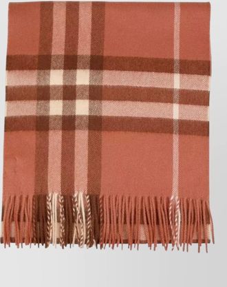 Burberry cashmere check scarf