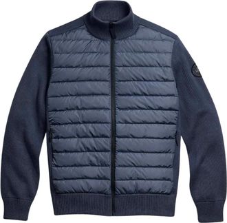 Canada Goose Hy Bridge Knit Jas - Heren - Winterjassen - Blauw - S - Wol - Jassen