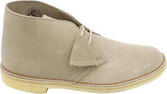 Clarks Woestijnlaars Su&egrave;de Rubberen Zool Schoen - Heren - Veterlaarzen - Beige - 38 EU - Su&egrave;de - Schoenen