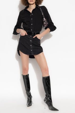 Diesel Denim Skirt DE-ARD, Womens, Black