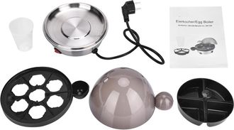 OEM Egg Boiler - Stainless Steel Electric Egg Cooker For Up To 7 Eggs - Automatic Shut-off - Eu Plug 220-240 V