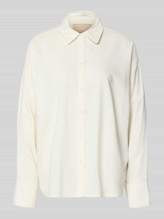 Jack & Jones Hemdbluse mit Leinen-Anteil und Knopfleiste Modell ALMIRA in Offwhite, Gr&ouml;&szlig;e XL