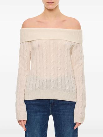 Ralph Lauren Collection off-shoulder sweater - Neutrals
