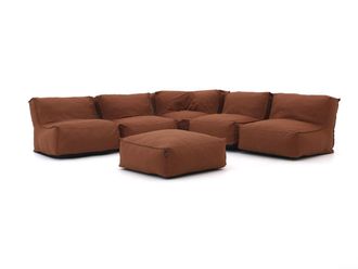 Manifesto Furniture Manifesto Lonato hoek zitzak loungeset 6-delig